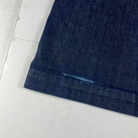 Citizens Of Humanity Jean Women 30x33 Hutton Mid Rise Wide Leg Blue Denim Tag 28 - Picture 3 of 16